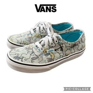Vans kids Llama Taco party low top sneakers shoes size 5